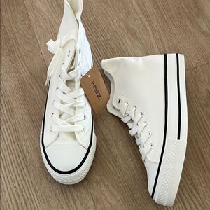 Brand new white sneakers